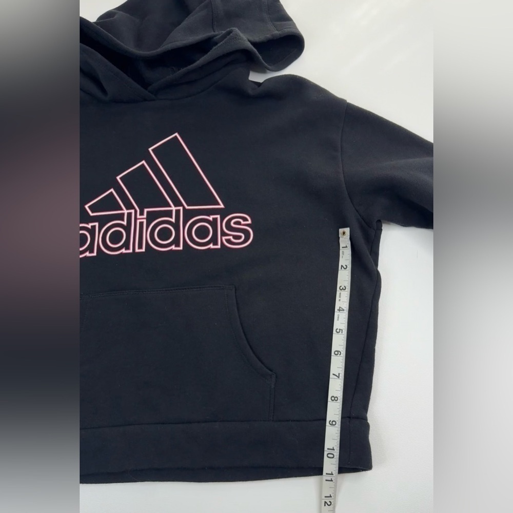 Adidas Sport Crop Girls 3 Stripe Goodie Size 14 - Picture 7 of 9